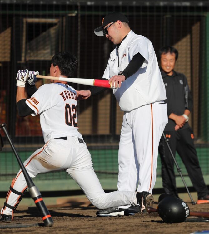 二軍監督時代の阿部慎之助（2019年オフ）