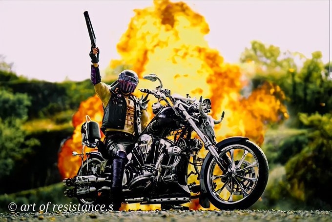 爆破シーンを撮影できる