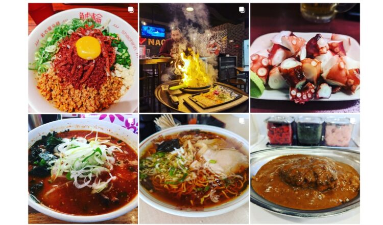 取材地で食べたグルメを投稿するInstagramを開設