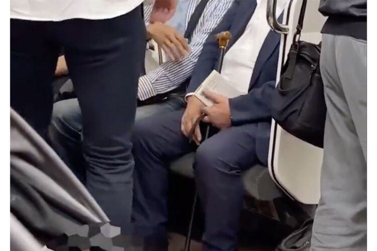 投稿者の夫も制止に入ったという