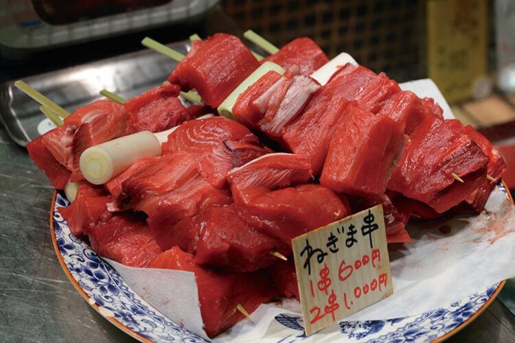 まぐろの『ねぎま串』（600円）