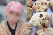 東京・目黒の焼き菓子店「Honey×Honey xoxo (ハニーハニーキス)」の店主とマフィン(SNSより)