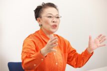母親について語る柴田理恵(撮影/黒石あみ)