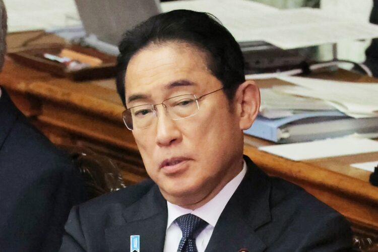 岸田文雄・首相自身に裏金疑惑（時事通信フォト）