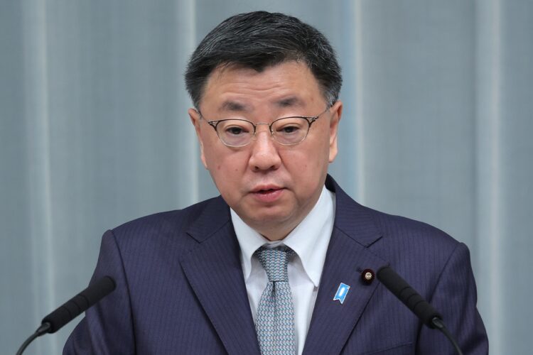 松野博一・前官房長官（時事通信フォト）