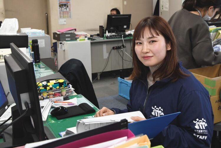 2016年リオ五輪のレスリングで金メダルを獲得した土性沙羅さんは市役所職員に(撮影/杉原照夫)