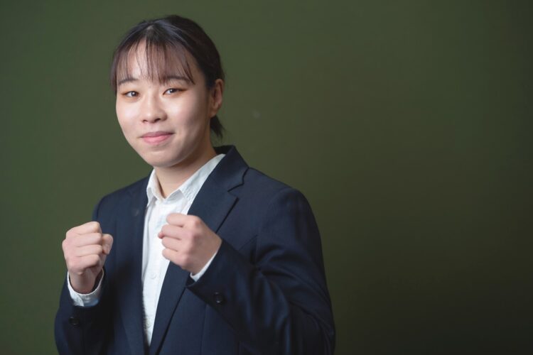 日体大卒業と同時に引退し、現在は東京農工大学・大学院生の入江聖奈さん(撮影/藤岡雅樹)