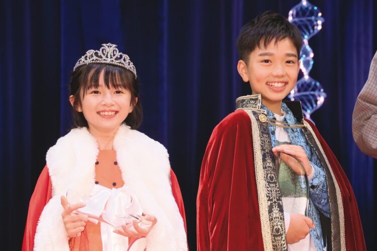 2022年のオーディションでは、小学生の男女がグランプリを受賞。左から白山乃愛と小谷興会(写真提供/東宝芸能)