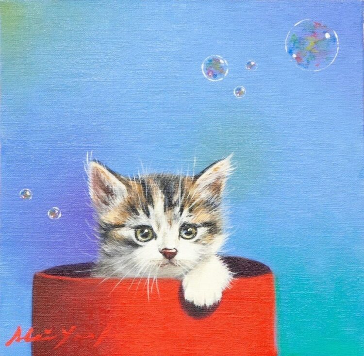 八代亜紀さん絵画　『チワワ』 八代亜紀さん絵画 『チワワ』 - メルカリ