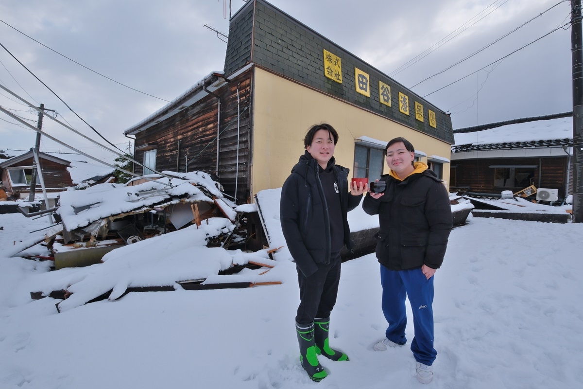 訳あり❗️能登半島応援商品❗️輪島塗 ニ段重 アンティーク約50