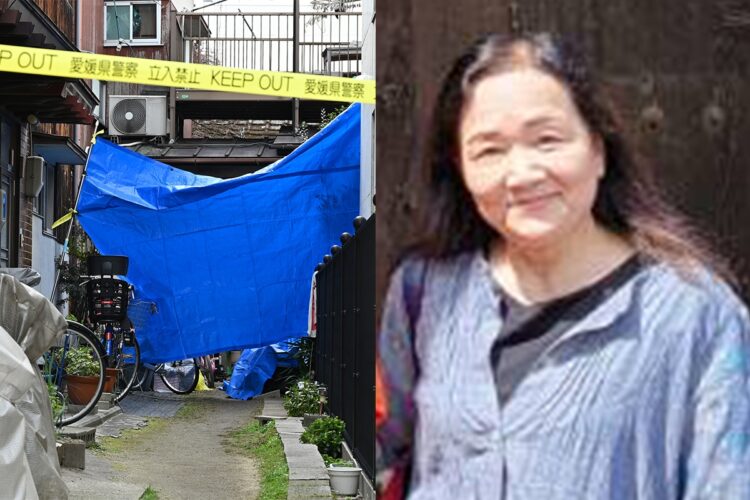 命を落とした冨田小雪さん（64）。次女と2人の子どもと4人で生活していた