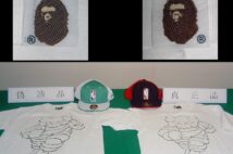 警視庁が押収した偽造ブランド品（写真下左）。偽造品をつくるのは特殊な人だと思われてきたが、最近は普通の人が製造販売している（イメージ、時事通信フォト）