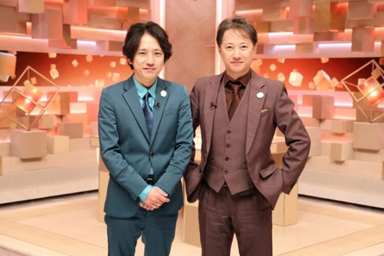 『だれかtoなかい』でMCを務める中居正広と二宮和也（番組HPより）
