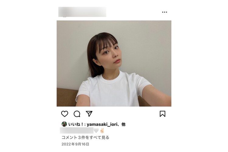 女優としても活動（本人SNSより）