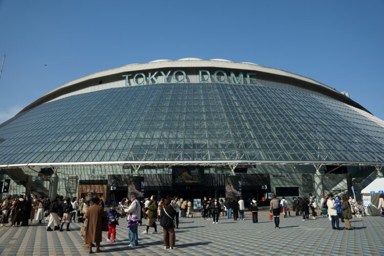 会場となる東京ドーム(時事通信フォト)