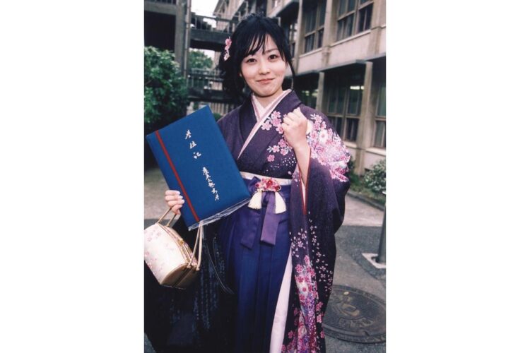 2010年、慶応義塾大学を卒業した水卜麻美