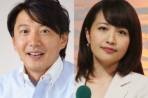 左・4月からフジの報道番組新キャスターに就任する元NHKの青井実アナ。右・妻のテレ東  相内優香アナ