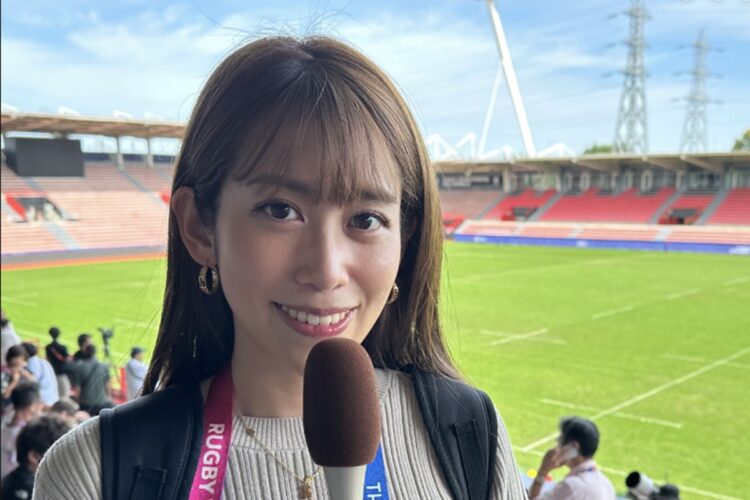 Instagramが注目を集めるNHK・中川安奈アナ（サンデースポーツ公式Xより）