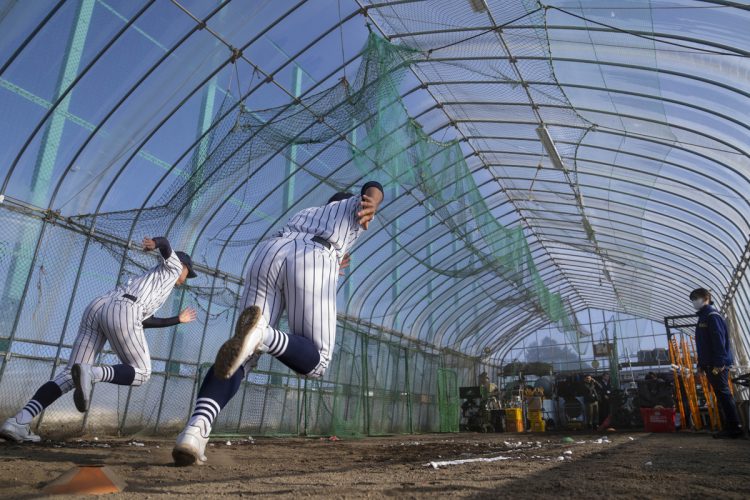 別海高校野球部の練習風景（18）