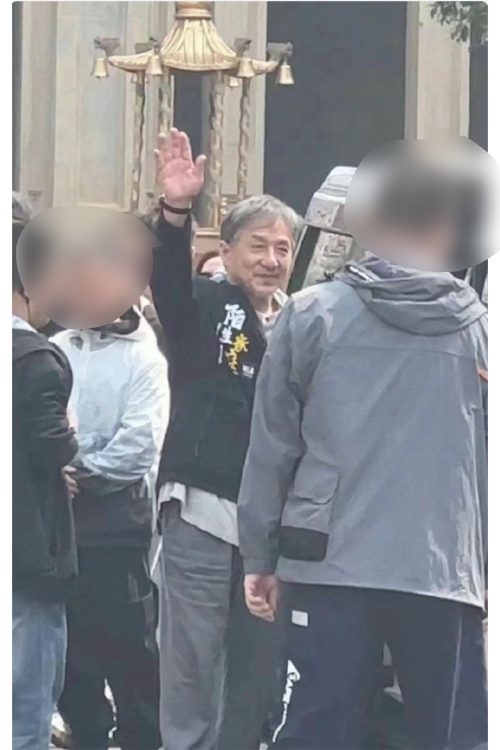3月15日、武漢で目撃されたジャッキー（微博より）