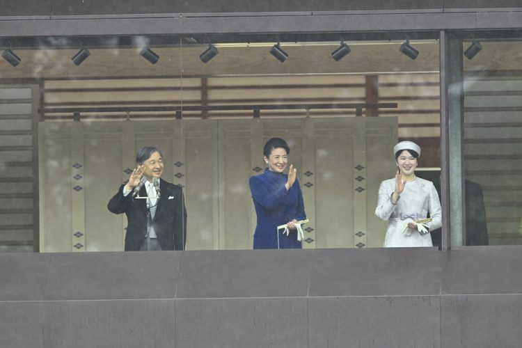 新年、および天皇誕生日の一般参賀にも、成年皇族として堂々と出席されている（2024年2月、東京・千代田区。写真／JMPA）