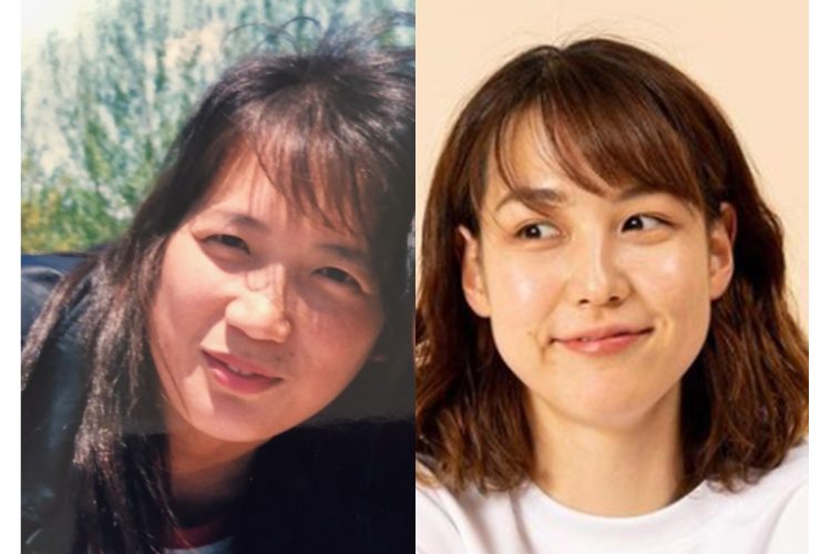 大谷の母・加代子さん（左）と妻・真美子さん（右）