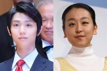 ともにリンクが完成しつつある浅田真央と羽生結弦