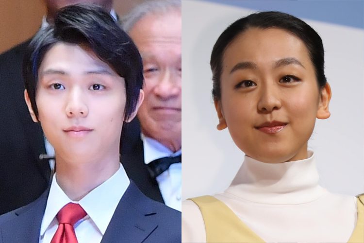 ともにリンクが完成しつつある浅田真央と羽生結弦