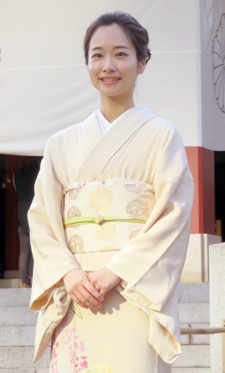 タイ子を演じた藤間爽子。29歳