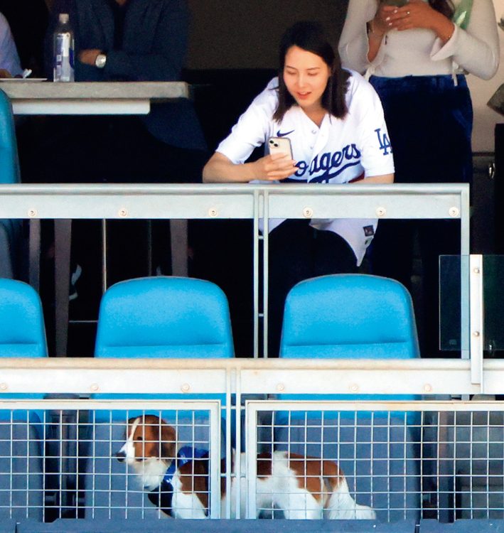 大谷選手のインスタ写真を真美子さんが撮影