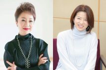 テレビ朝日に1977年に入社した南美希子さん（左）、2000年入社の石井希和アナ