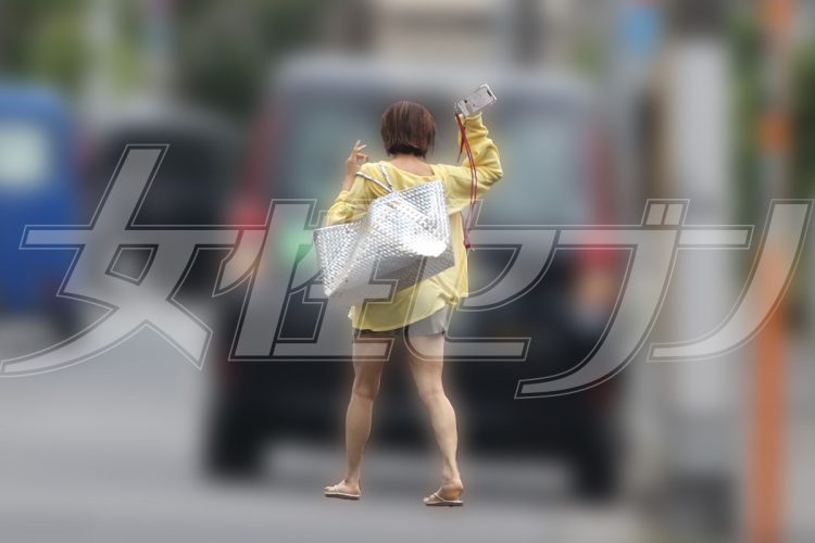 5月上旬、都内の高級住宅街に現れた一青窈