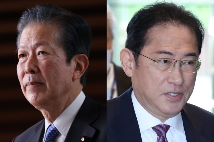 公明党が不信感を募らせる背景には岸田首相の“二股”も原因（時事通信フォト）