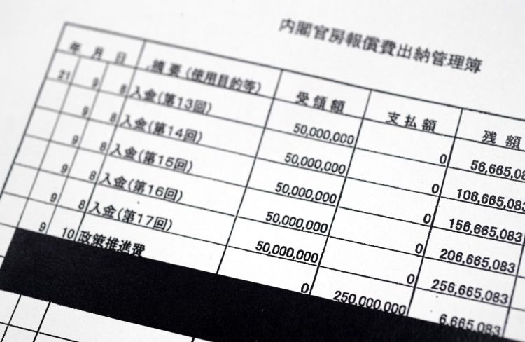 政治とカネの最大タブー「官房機密費」
