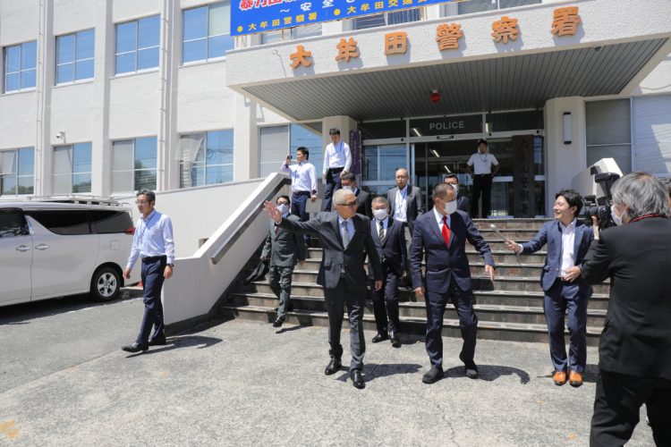 浪川総裁は「また後から」とだけ