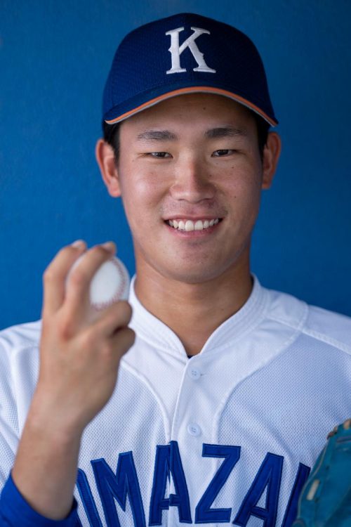 現在、大学2年生の仲井は投手として2年後のドラフト指名を目指す（撮影／藤岡雅樹）