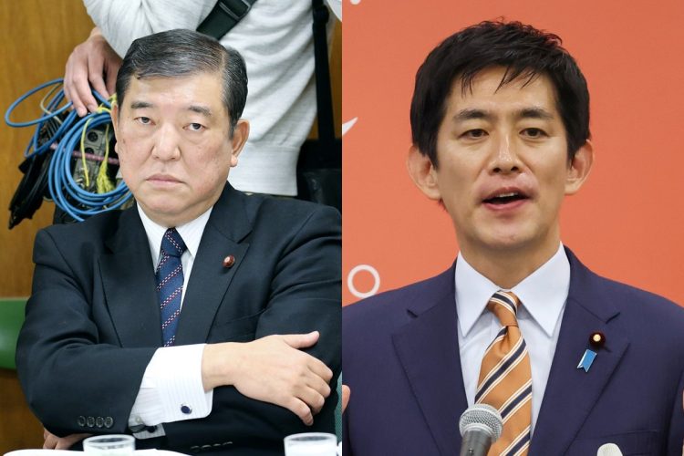 財務省の路線と合う候補者も(左から石破茂氏、小林鷹之氏/時事通信フォト)