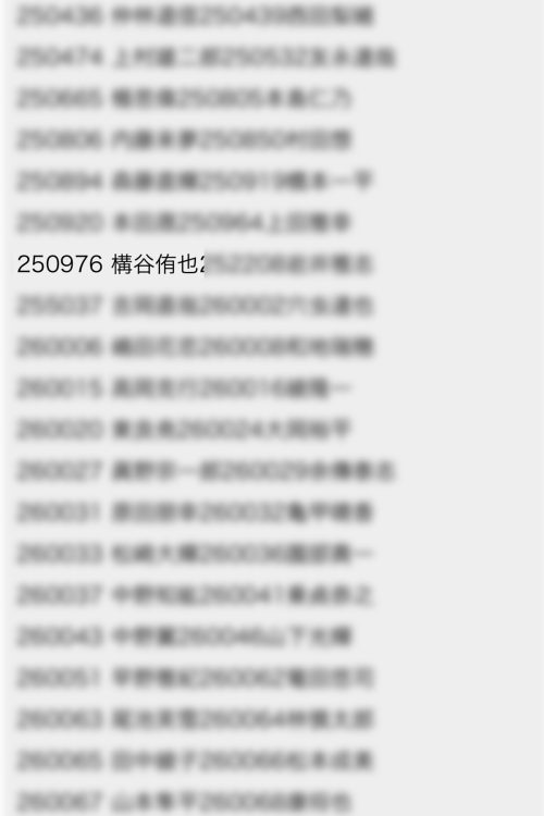 令和2年公認会計士試験合格者のリストには被害者の名前が