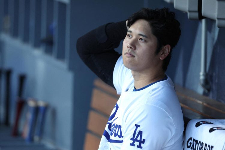 怒りが収まらない大谷翔平（写真／AFP＝時事）