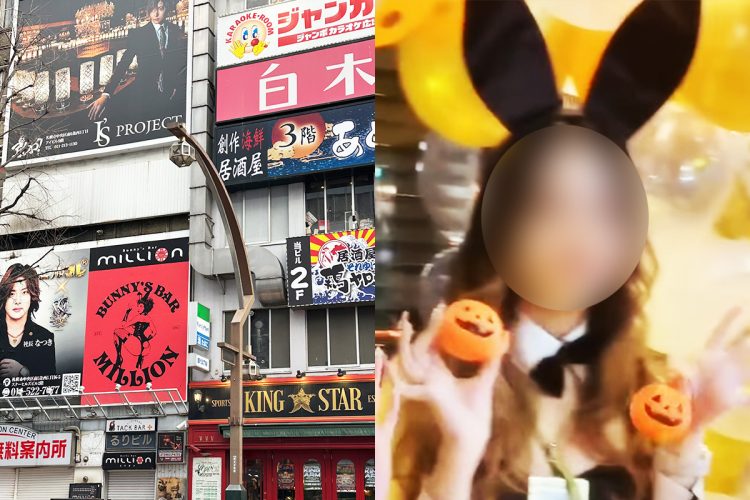 11月下旬に札幌ススキノにあるガールズバーで火災が発生(右はInstagramより)