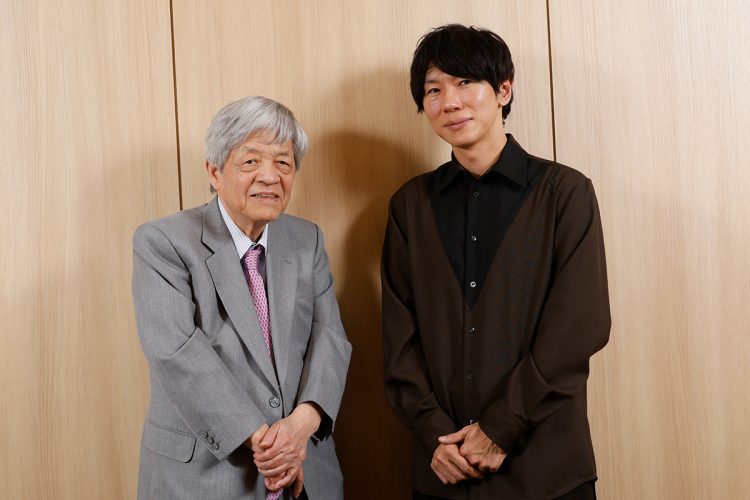ジャーナリスト・田原総一朗氏と社会学者・古市憲寿氏が対談(撮影/木村圭司)
