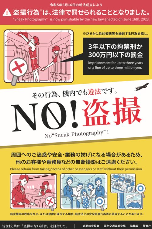 定期航空協会が提示しているポスター(HPより)