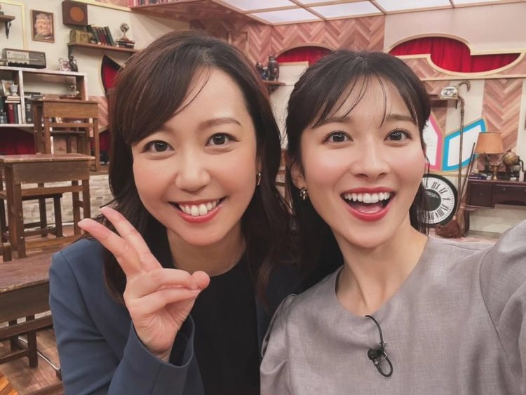元テレビ東京アナウンサー須黒清華(左)と元TBSアナウンサー山本里菜( インスタグラムより)