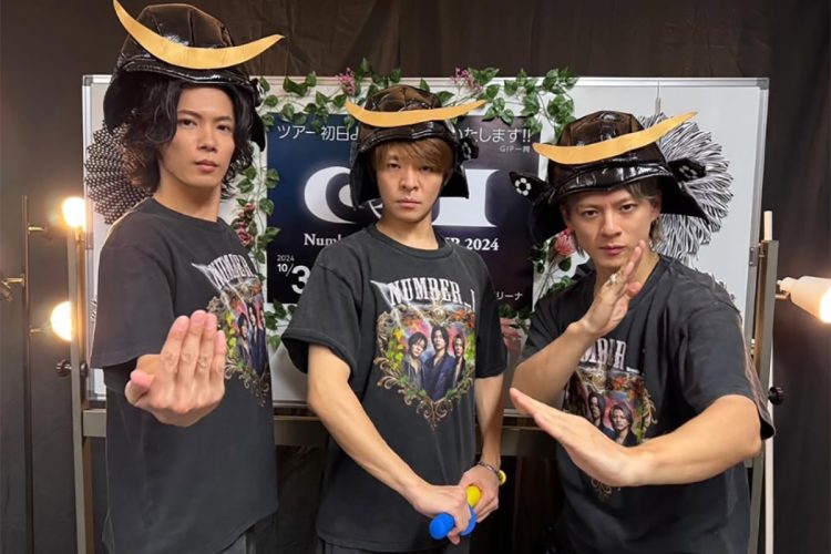 宮城県でツアーを行った際のNumber_i（Number_iスタッフのインスタグラムより）