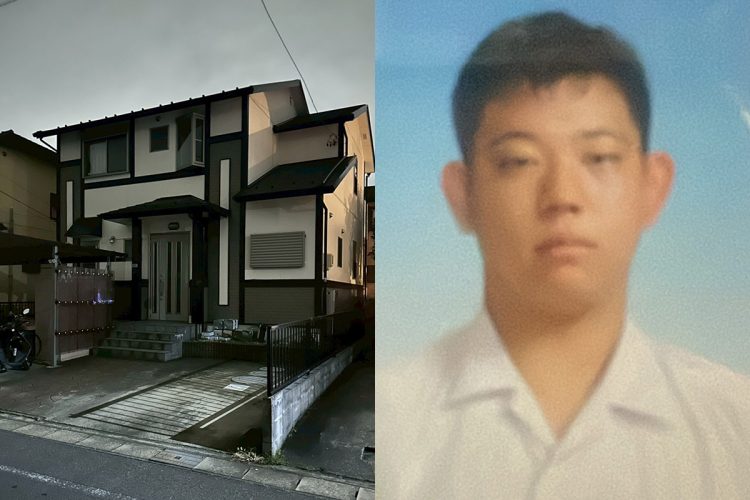 中学時代の江口容疑者と、現場となった自宅