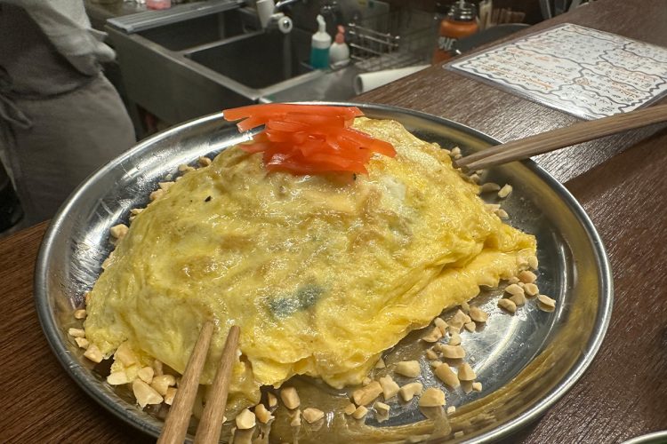 名物の「夢やきそば」（980円）