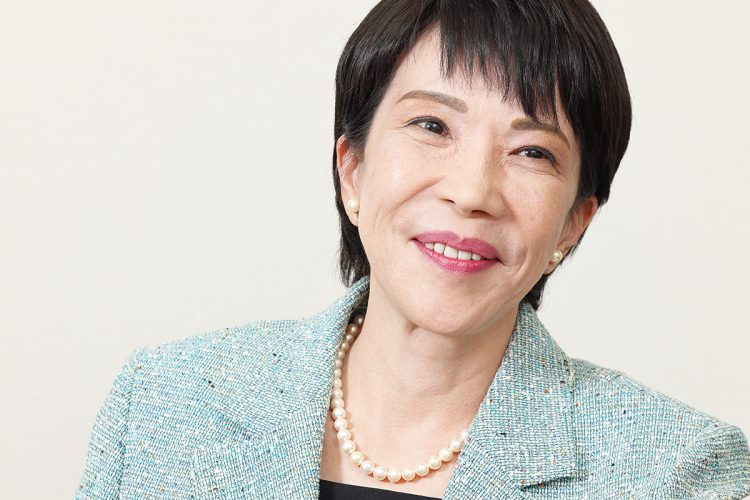 消費減税に「大賛成」と答えた高市早苗氏（撮影／田中麻似）