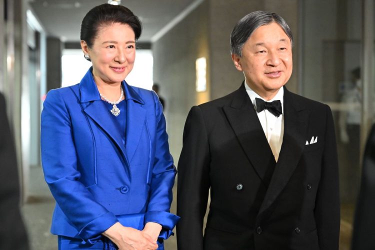 「日本国際賞」の授賞式に出席された天皇皇后両陛下 （2025年4月、撮影／JMPA）