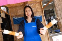 ちくわ片手に“筋肉美”を追求する瑞希さん