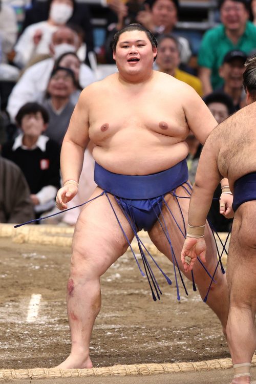 5月場所に横綱昇進をかける大関・大の里（時事通信フォト）